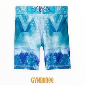 GYMBOREE | Blue | Waves Printed Swimtrunk